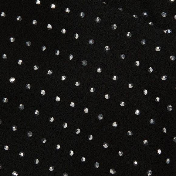 New w/out Tags Michael Kors Crystal-Embellished V-Neck Minidress size 6 - Picture 4 of 7